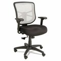 Fine-Line ALE Elusion Series Mesh Mid-Back Swivel & Tilt Chair - Black & White FI3765768